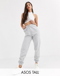 Свободные джоггеры ASOS DESIGN Tall-Серый