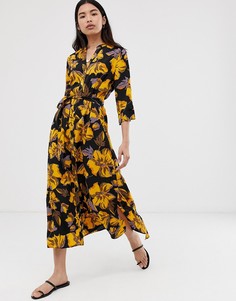 Платье макси Selected-Черный