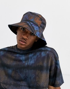 Панама с принтом тай-дай ASOS DESIGN-Мульти