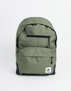 Рюкзак цвета хаки с логотипом adidas Originals-Зеленый