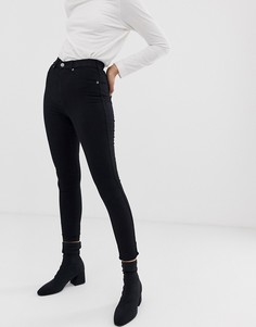 Джинсы скинни с завышенной талией Dr Denim Solitaire-Черный