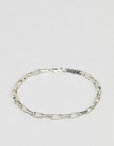 Серебристый браслет-цепочка Icon Brand-Серебряный