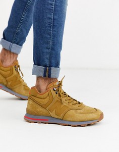 Светло-коричневые кроссовки New Balance 574-Светло-коричневый