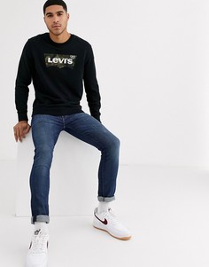 Свитшот с круглым вырезом Levis-Черный Levis®