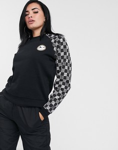 Свитшот в клетку с круглым вырезом Vans x Disney-Мульти