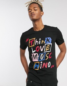 Футболка Love Moschino-Черный