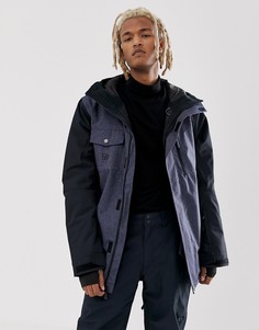 Синяя горнолыжная куртка Quiksilver-Синий