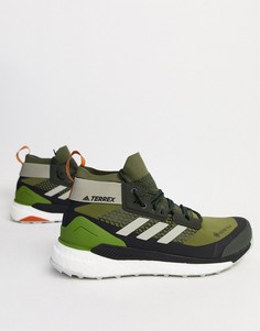 Зеленые кроссовки adidas Running terrex free hiker-Зеленый