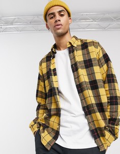 Желтая рубашка в клетку Barbour Beacon Span-Желтый