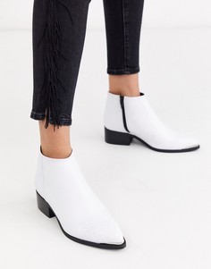 Кожаные ботинки Vero Moda-Белый