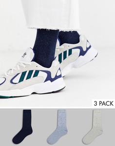 3 пары синих носков в крапинку со скидкой ASOS DESIGN-Мульти