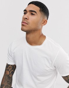 Футболка с необработанными краями Brave Soul-Белый