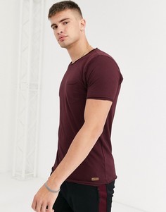 Футболка с необработанными краями Brave Soul-Красный