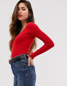 Легкий джемпер Miss Selfridge-Красный