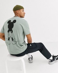 Свободная футболка с принтом сзади ASOS DESIGN Disney-Зеленый