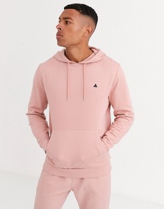 Розовый худи из органического хлопка ASOS DESIGN