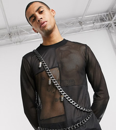 Украшение для тела с полудрагоценными камнями Reclaimed Vintage inspired эксклюзивно для ASOS-Серебряный