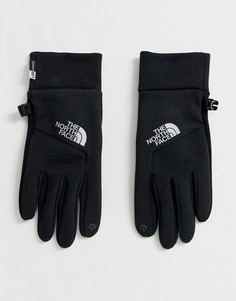 Черно-серебристые перчатки The North Face Lunar Etip-Черный