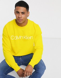 Свитшот с логотипом Calvin Klein-Желтый