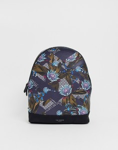 Темно-синий рюкзак с принтом Ted Baker Elect