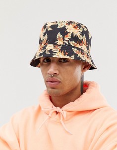 Панама с цветочным принтом ASOS DESIGN-Мульти