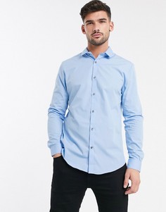 Голубая рубашка River Island-Синий