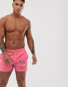 Шорты для плавания ASOS DESIGN-Розовый