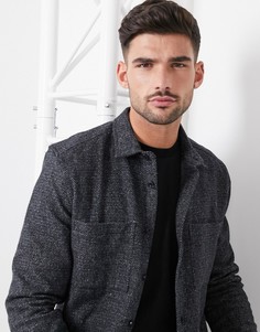 Темно-серая рубашка River Island-Серый