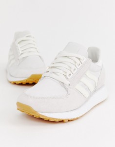 Белые кроссовки adidas Originals Forest Grove-Белый