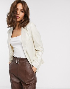 Пиджак металлик Vero Moda-Серебряный