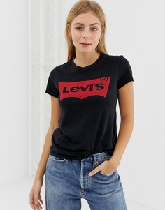Футболка с логотипом в виде летучей мыши Levis Perfect-Черный Levis®