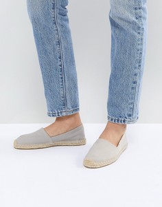 Серые парусиновые эспадрильи Soludos Original-Серый