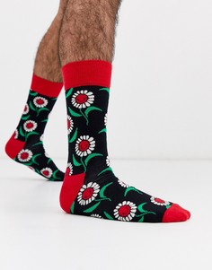 Носки с принтом Happy Socks-Мульти