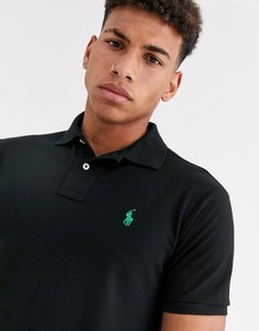 Черная футболка-поло из переработанного полиэстера Polo Ralph Lauren Earth-Черный