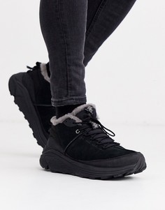 Черные замшевые кроссовки на шерстяной подкладке UGG Miwo-Черный
