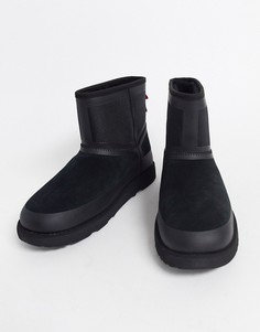 Черные непромокаемые ботинки UGG-Черный