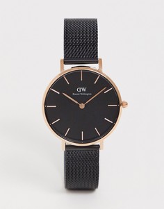 Классические часы (черный/золотисто-розовый) Daniel Wellington 32 мм