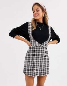 Сарафан мини из ткани букле ASOS DESIGN-Мульти