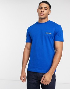Футболка с логотипом Calvin Klein-Синий