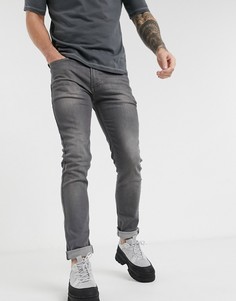 Серые узкие джинсы Religion-Серый