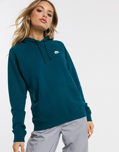 Темно-синее худи Nike-Синий