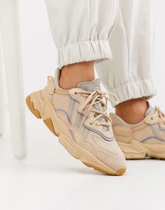 Бежевые кроссовки adidas Originals Ozweego-Бежевый