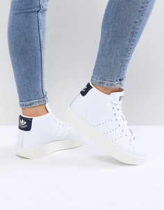 Белые кроссовки средней высоты adidas Originals Stan Smith-Мульти