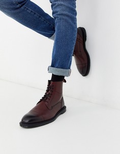 Вишнево-красные ботинки Dr Martens-Красный