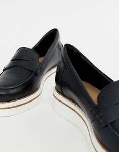 Кожаные лоферы Aldo-Черный