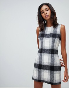 Платье в клетку Jack Wills-Серый