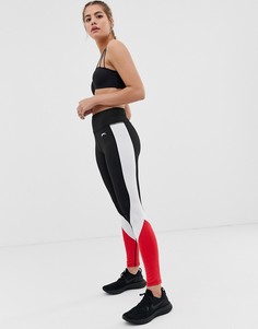 Черные леггинсы Slazenger Vision-Черный