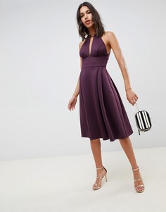 Платье миди для выпускного ASOS DESIGN-Фиолетовый