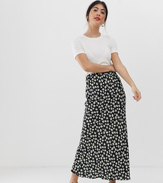 Юбка макси с цветочным принтом ASOS DESIGN Petite-Мульти