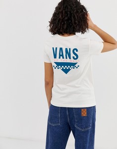 Футболка в стиле ретро с окантовкой Vans archive-Белый